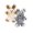 KONG Cat Softies Fuzzy Bunny