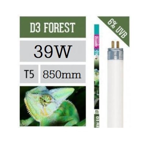 D3+ FOREST Arcadia, T5, 39W, 85cm, 30%Uva, 6%Uvb, 7000K