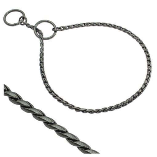 SNAKE CHAIN Antracit, extra fin, 2,0mm/40cm