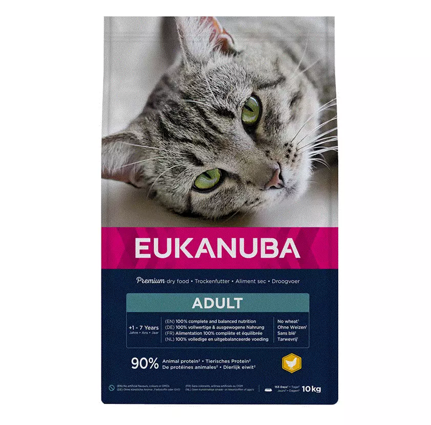 Euk Cat Adult 1+, 10kg.