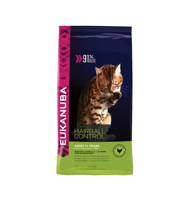 Euk Cat Hairball Control 2 kg
