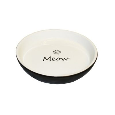 MEOW Katteskål, Keramikk, 15x15x2.5cm.