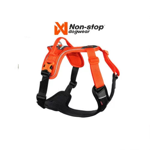 Non-Stop Ramble Harness, Orange/Black, XS