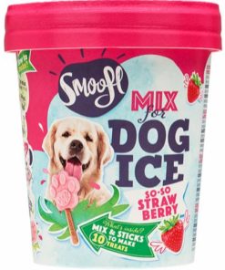 *Smoofl Dog Ice Mix, 160 G, M. Jordbær