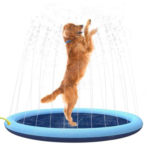 Dog Splash Pool Ø150Cm Blå