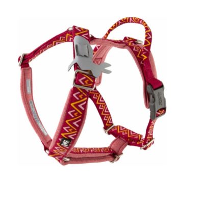 Hurtta Razzle-Dazzle Y-sele 80-100 cm, Beetroot