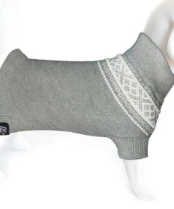 DGF norsk ullgenser, lys grå, str. 29 cm