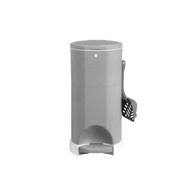 LITTER CHAMP, kattesand-avfallsdunk, 15L. m/poser