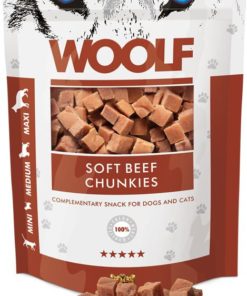 Woolf Beef Chunkies 100G