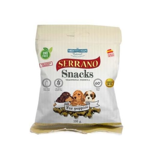Serrano Snacks, for Puppies, 100gr