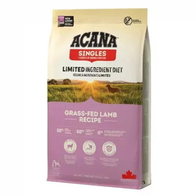 Acana, Grass Fed Lamb, Singles, 6kg.