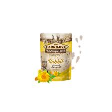 Carnilove Cat Pouch Rich In Rabbit Enriched W/Marigold 85G
