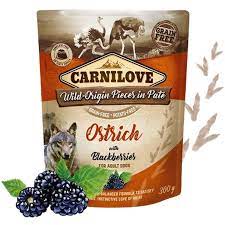 Carnilove Pouch Pate Ostrich With Blackberries 300 G