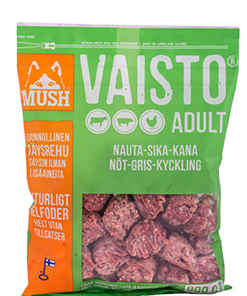 Mush Vaisto, Okse-Svin-Kylling (Grønn) 800 g/Kjøttboller