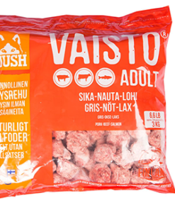 Mush Vaisto Gris-Okse-Laks (Rød) 3 kg/Kjøttboller