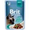 Brit Premium Cat Delicate Fillets in Gravy with Beef 85 g
