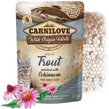 Carnilove Cat Pouch Rich In Trout Enriched W/Echinacea 85G