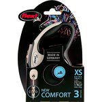 FLEXI 'New Comfort', XS, 3m. Line, Svart