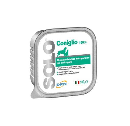 Solo Coniglio, Monoprotein kanin 100g