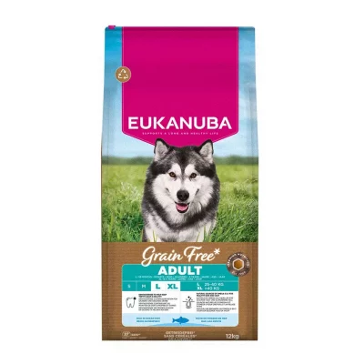 Euk Adult Large Grainfree Ocean Fish 12Kg