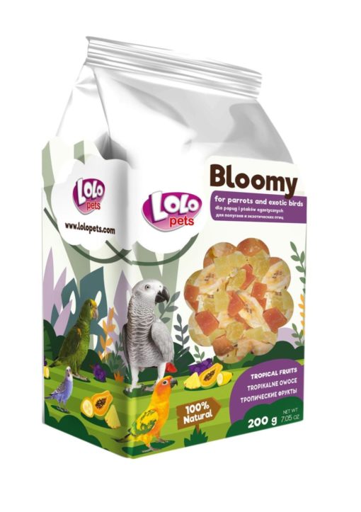 Bloomy Tropical Fruits For Exotic Birds 200 G