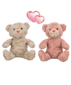 TEDDY Valentines, Plysj, Beige/Rosa, 24cm.