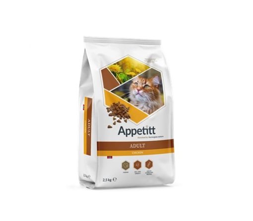 APPETITT Katt, Adult Chicken, 2,5kg.