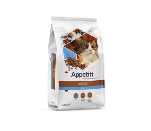 APPETITT Katt, Adult Fish, 2,5kg.