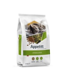 APPETITT Katt, Sterilised, 2,5kg.