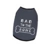 T-SKJORTE "Bad to the bone", Grå, L (34cm.)
