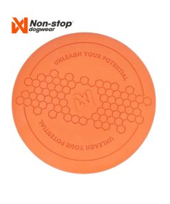 Non-Stop Dog Flying Disc  Orange/Black
