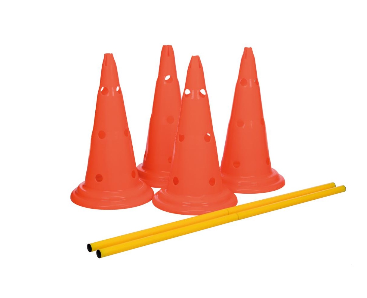 Dog Activity Obstacles, Set 2 Pcs., Ø 30 × 50 Cm, 100 Cm, Or