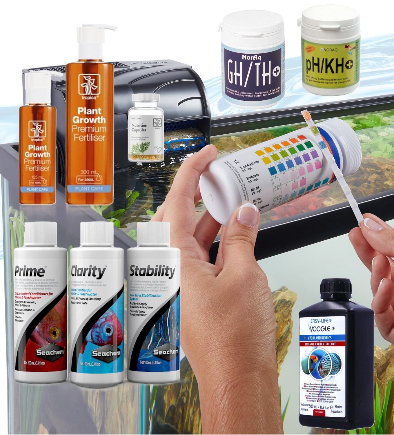 Vannpreparater og testing