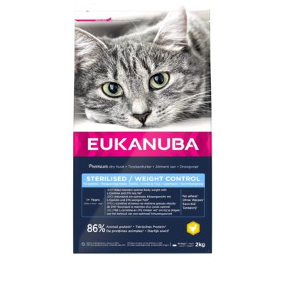 Euk Cat Sterilised/Weight Control 2 kg