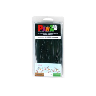 PAWS Hundesko, X-large, Sort, 12,7cm./12stk.