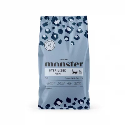 Monster Cat, Original Sterilized Fish, 6kg.