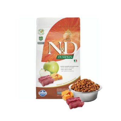 N&D Cat, Pumpkin, Venison & Apple, Adult, 5kg.