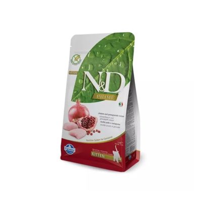 N&D Kitten, Prime, Chicken & Pomegranate, 1,5kg.