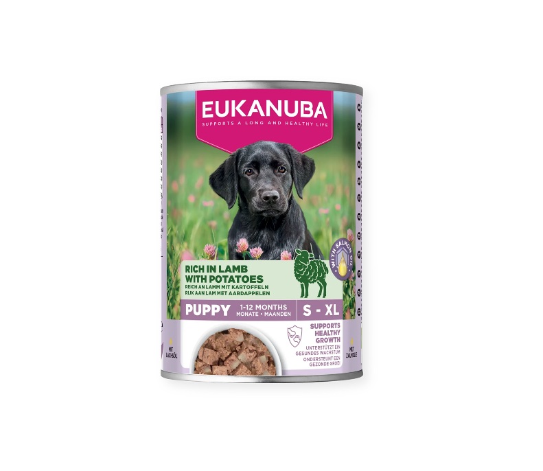 EUK WET, Puppies, Lamb With Potatoes 400g.