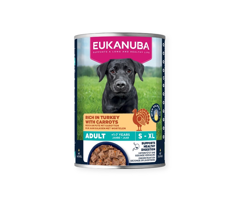EUK WET, Adult Dogs, Turkey With Carrots 400g.