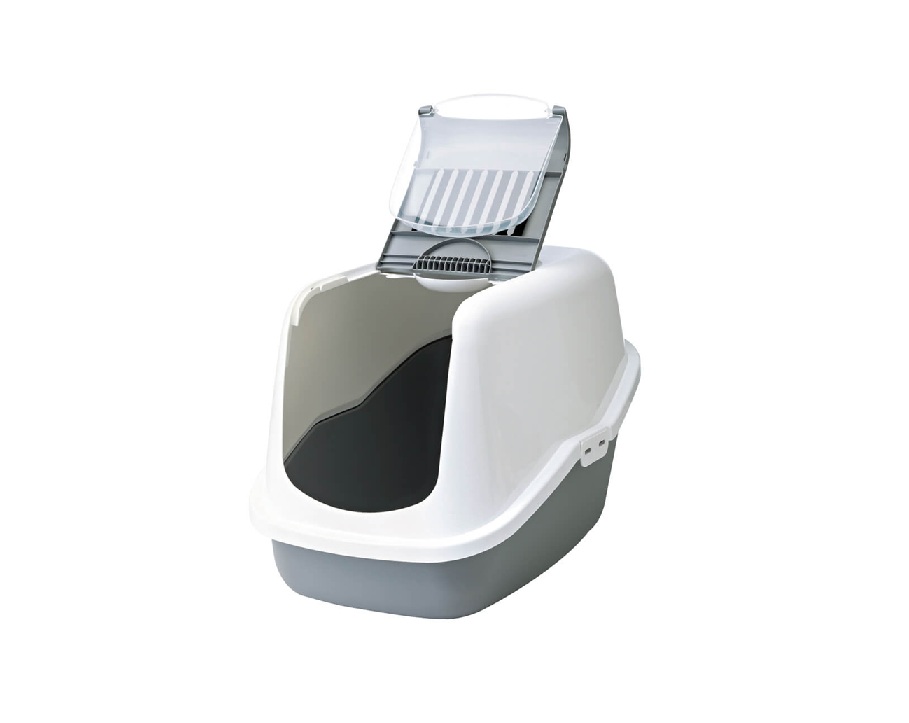 TOALETT 'Nestor', Savic, Hvit/Sort, 56x39x38,5cm.