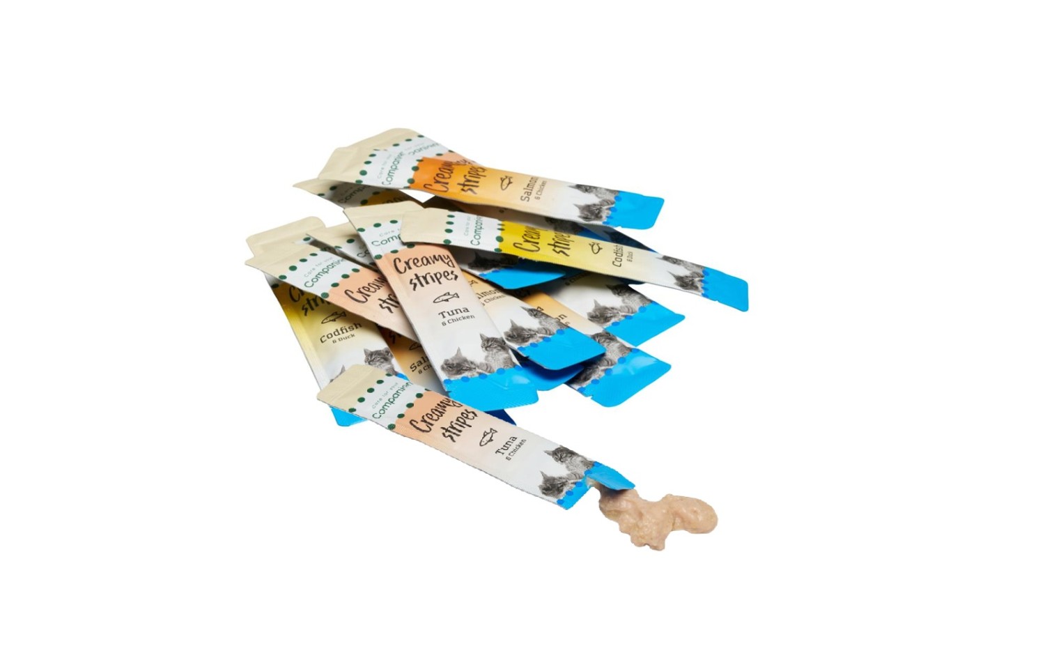 Companion Katt Flytende Snack Mix, 12X10G