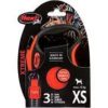 Flexi Koppel Xtreme Xs Band 3M Svart/Orange Max55Kg