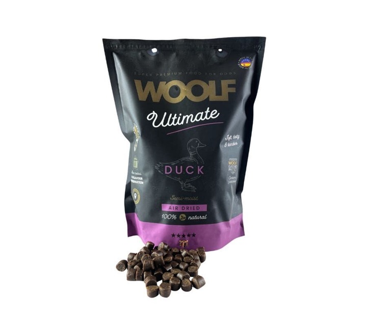 WOOLF Ultimate Dogfood, Duck, Semi-Moist,  1 kg