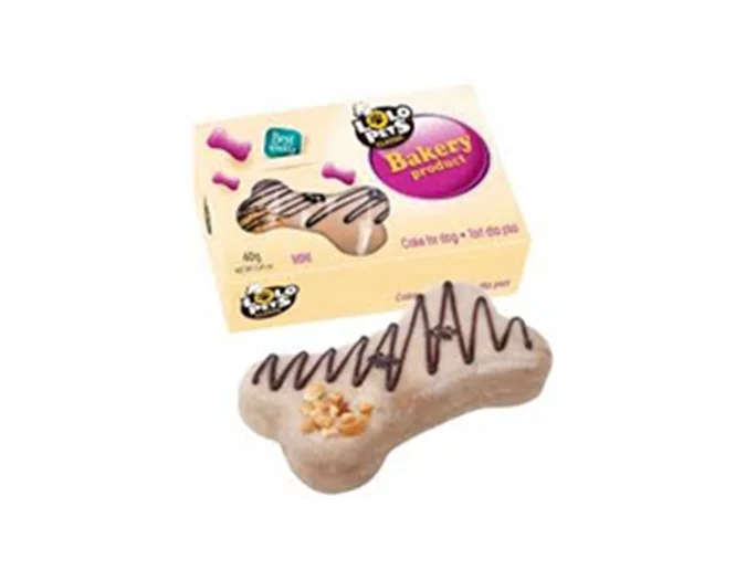 MINIKAKE Lolo, m/nøtter og sjokolade, 9cm.