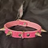 HALSBÅND Punk 14mm/40cm, rosa