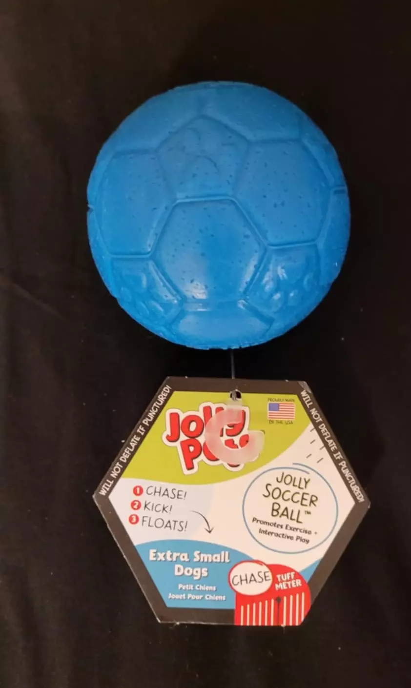 Jolly Mini Soccer Ball 7,5Cm Blå