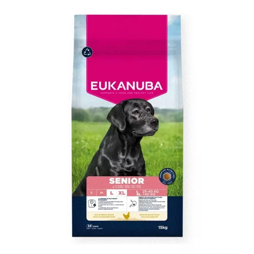 Euk Caring Senior Large Breed Chicken 15 kg