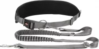 Waist Belt With Leash, 75-120 Cm/9 Cm, Black