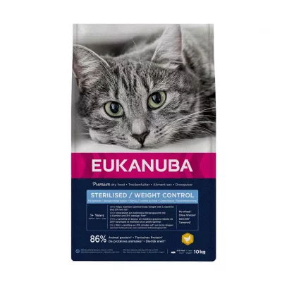 Euk Cat Sterilised/Weight Control, 10kg.